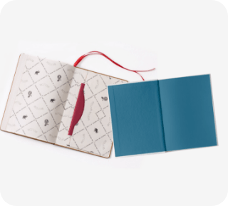 Printed Or Colored Endpapers